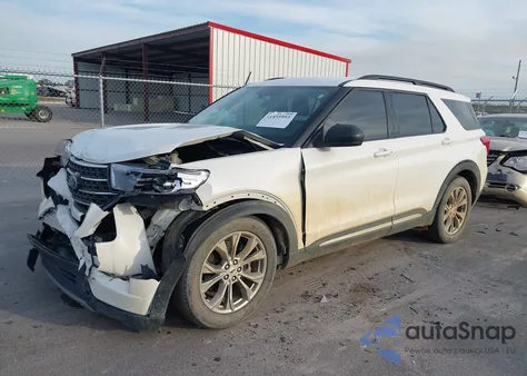 2022 Ford Explorer Xlt z USA, uszkodzony, nr VIN 1FMSK7DH9NGC29587